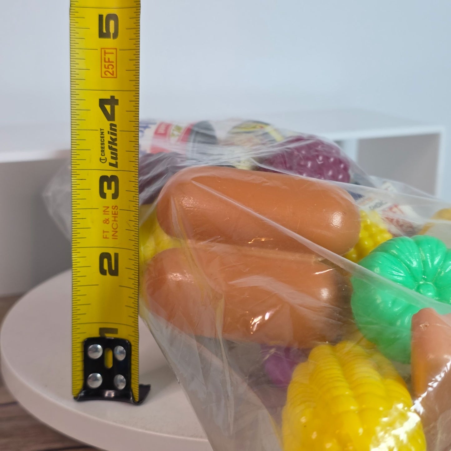 Vintage Plastic Play Food Set With Milk Juice Biscuits & More