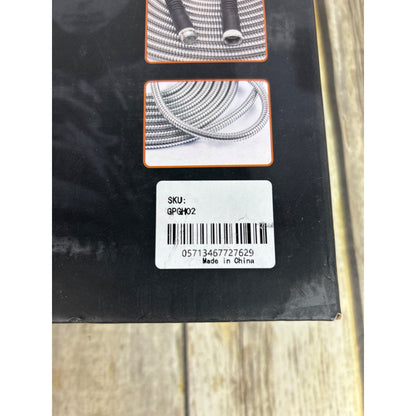 Stainless Steel Garden Hose 50 Ft Advanced Design Kink Proof Tear & Crack Proof Durable Outdoor Use