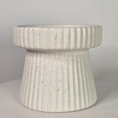 Speckled Ceramic Candle Holder Stand  Decorative Pillar 3" Made For Retail  China