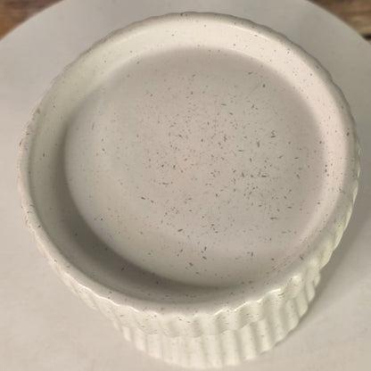 Speckled Ceramic Candle Holder Stand  Decorative Pillar 3" Made For Retail  China