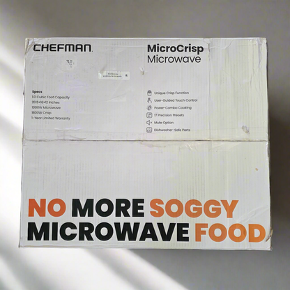 NIOB Chefman New MicroCrisp Microwave