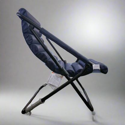 NWT New Room Essentials Collapsible Sling Chair Navy Blue 32"Hx25"Wx26"D