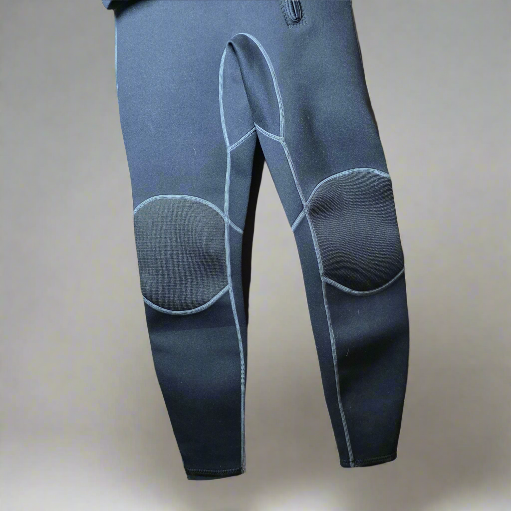 Hevto Men Wetsuits 3/2mm Neoprene Wet Suit Back Front Zip in Cold Water for Surfing Swimming Diving