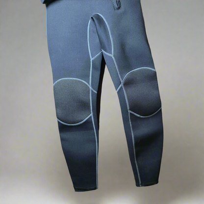 Hevto Men Wetsuits 3/2mm Neoprene Wet Suit Back Front Zip in Cold Water for Surfing Swimming Diving