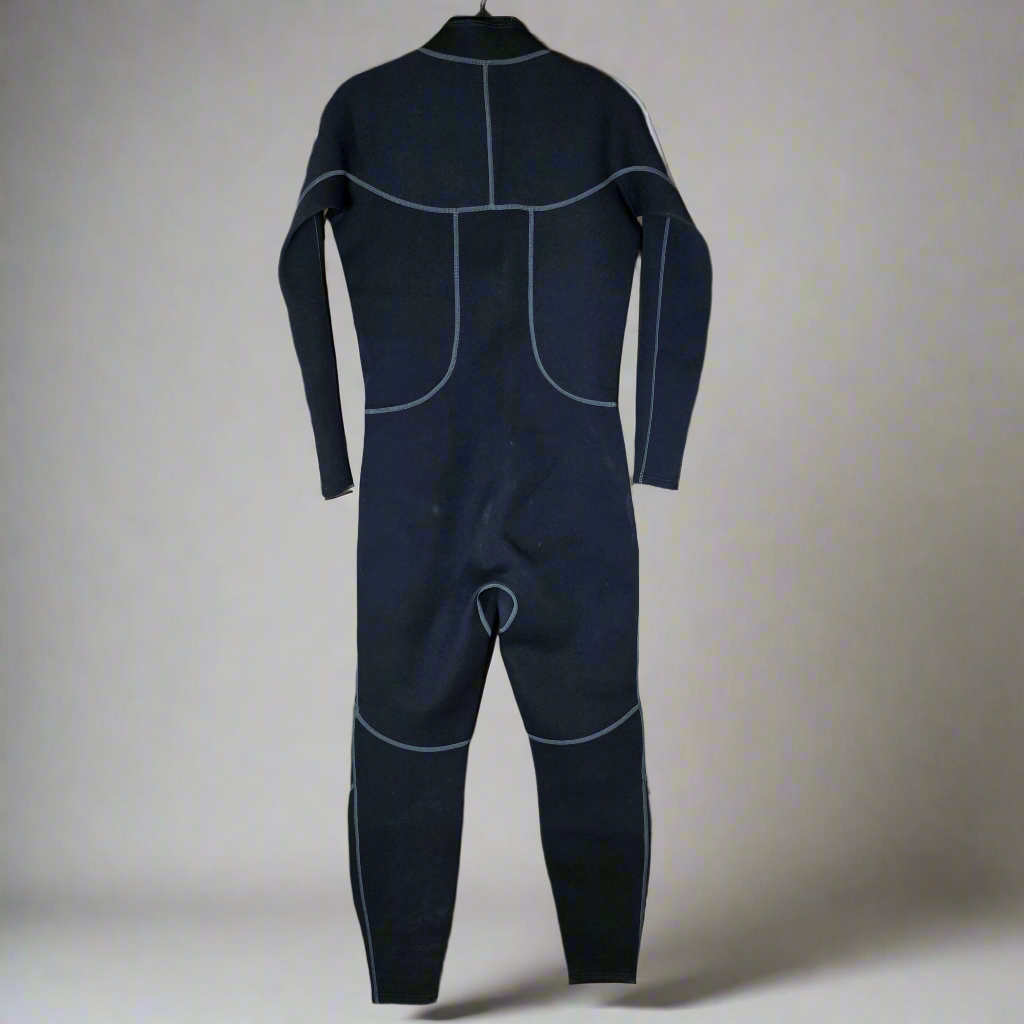 Hevto Men Wetsuits 3/2mm Neoprene Wet Suit Back Front Zip in Cold Water for Surfing Swimming Diving