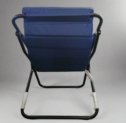 NWT New Room Essentials Collapsible Sling Chair Navy Blue 32"Hx25"Wx26"D
