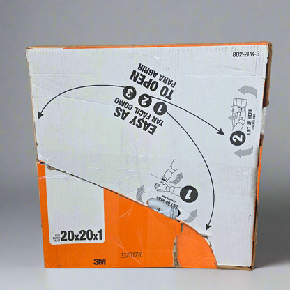 NIOB New 3M Filtrere 800 Micro Particle Reduction Air Cleaning Filters 3 Sets of 2Pk 20x20x1  802-2PK-3