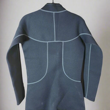 Hevto Men Wetsuits 3/2mm Neoprene Wet Suit Back Front Zip in Cold Water for Surfing Swimming Diving