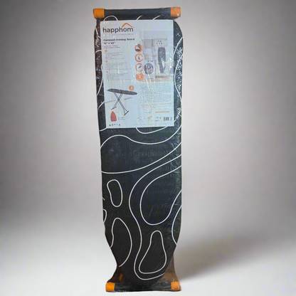 New HAPPHOM Compact Ironing Board 13" x 43" Black TBG-03