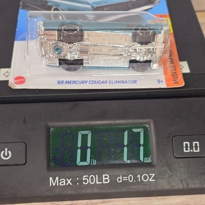 Hot Wheels 69 Mercury Cougar Eliminator Die-Cast Car 171/250  Muscle Mania Series