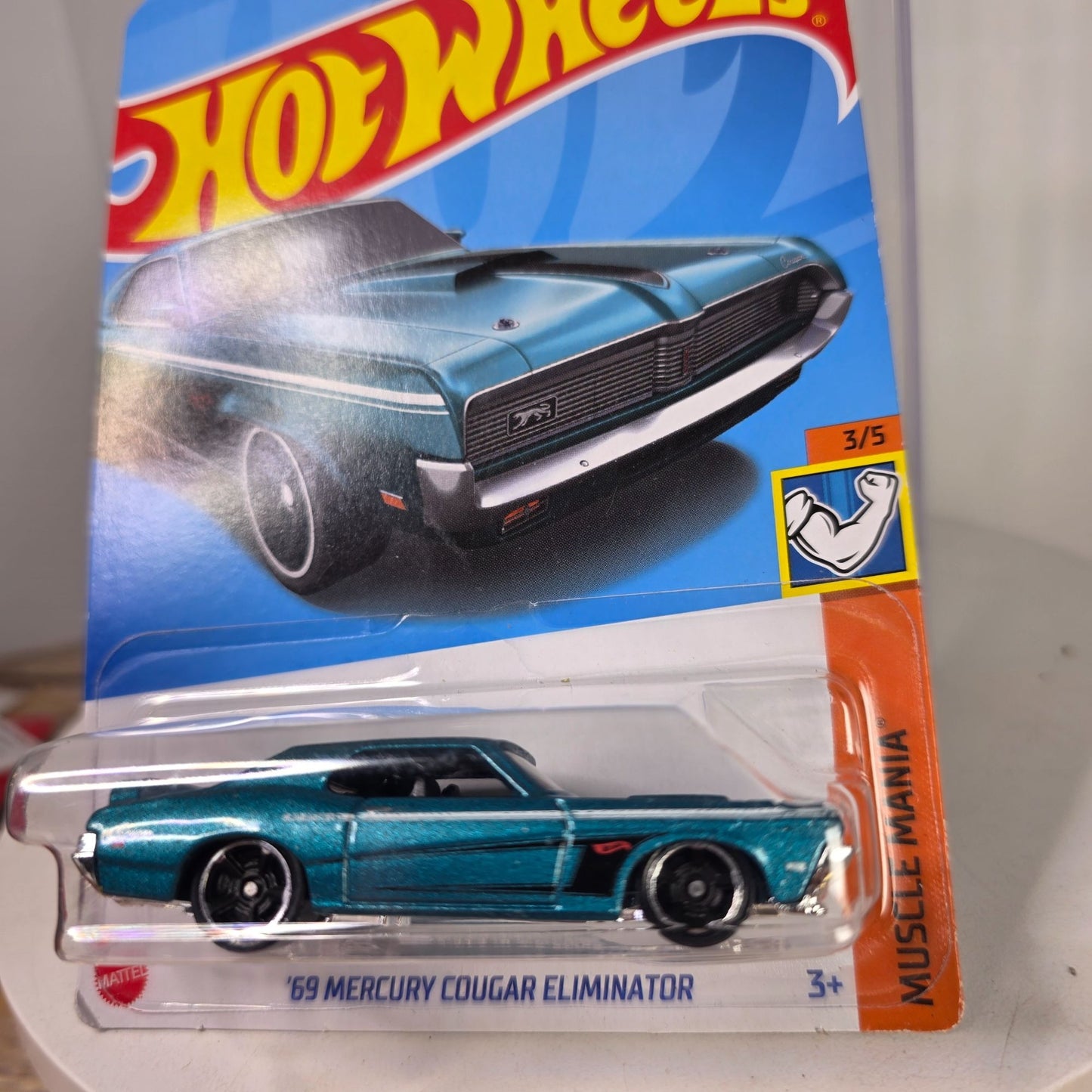 Hot Wheels 69 Mercury Cougar Eliminator Die-Cast Car 171/250  Muscle Mania Series