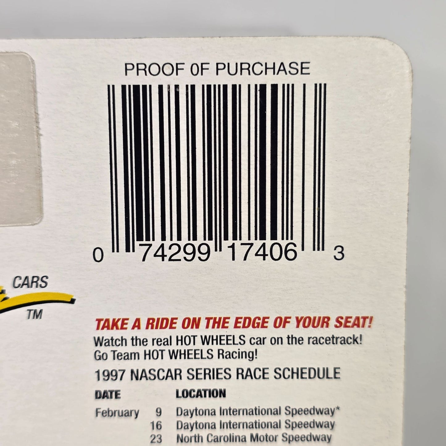 Hot Wheels Pro Racing 1997 Bill Elliott Die-Cast Car