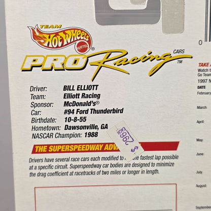 Hot Wheels Pro Racing 1997 Bill Elliott Die-Cast Car