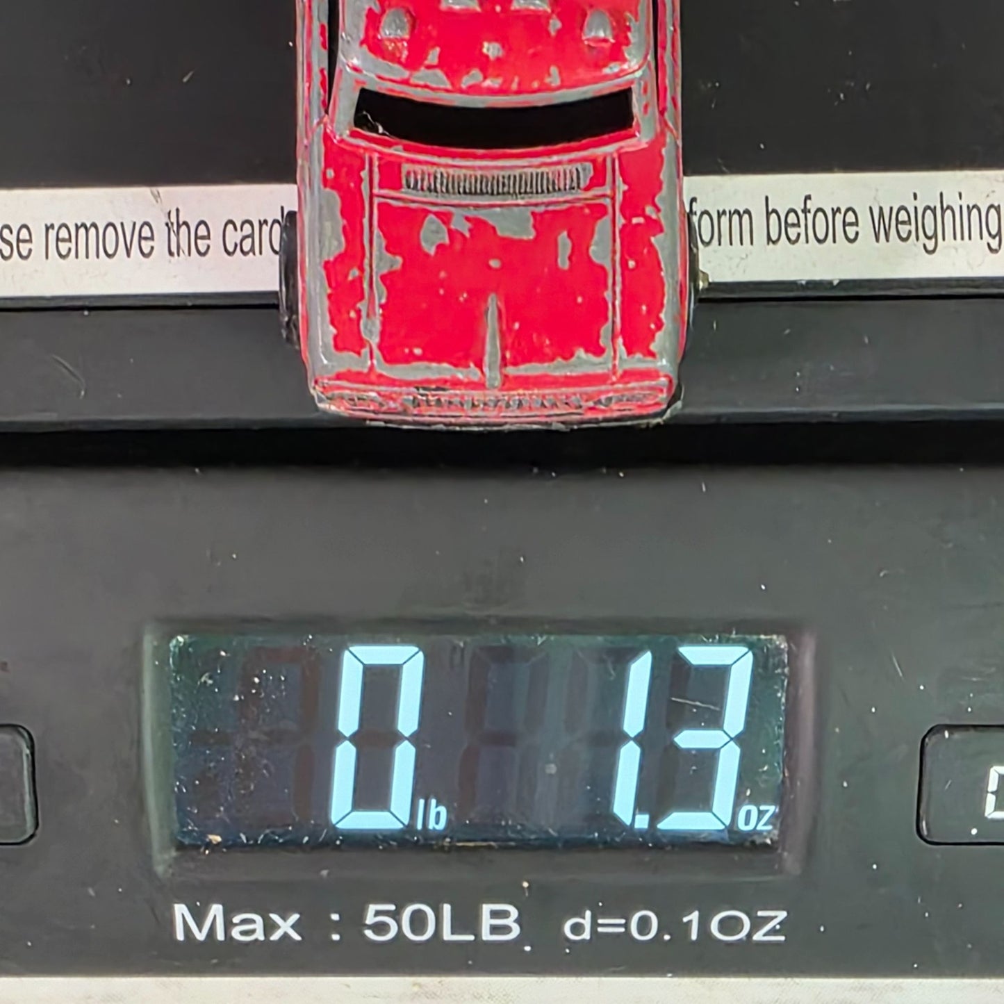 Vintage TootsieToy Red Pickup Truck Die-Cast Metal Toy Car Distressed Look Collectible