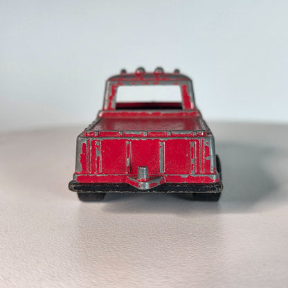 Vintage TootsieToy Red Pickup Truck Die-Cast Metal Toy Car Distressed Look Collectible