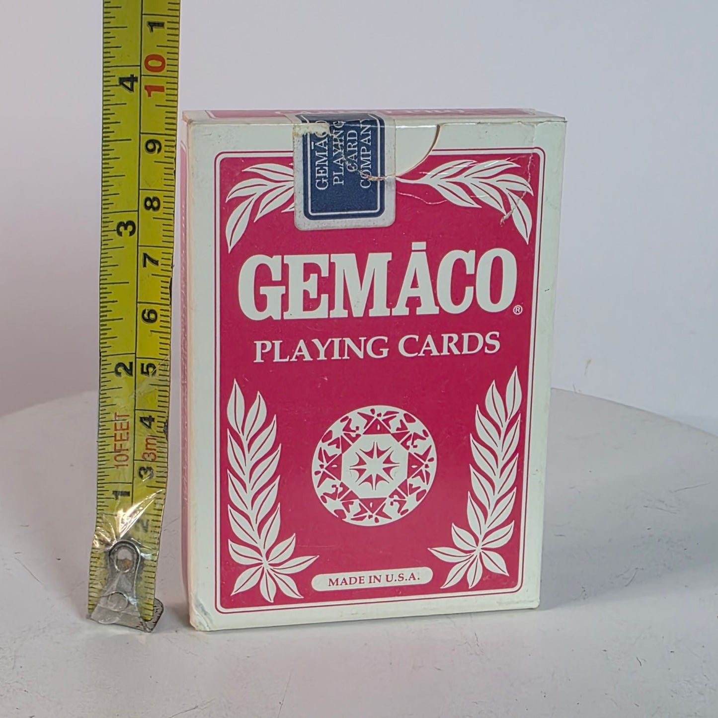 Authentic Gemaco Casino Floor Used Deck - Clown Jokers, Red Back, Casino Box Markings