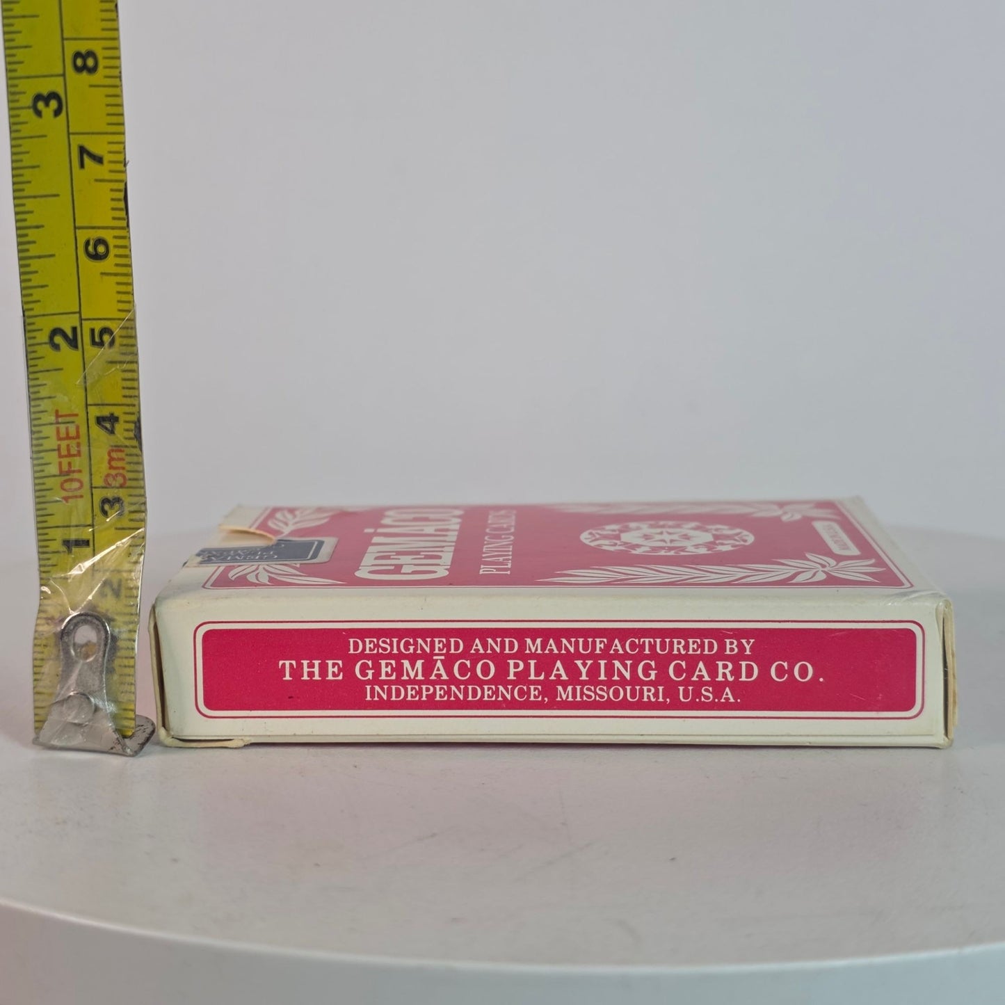Authentic Gemaco Casino Floor Used Deck - Clown Jokers, Red Back, Casino Box Markings