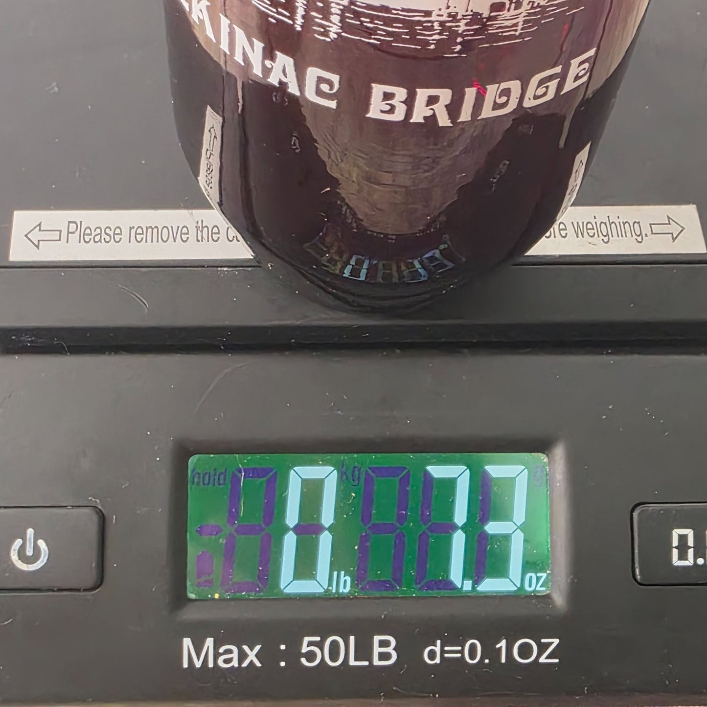 Vintage Ruby Red Mackinac Island & Bridge Souvenir Glass