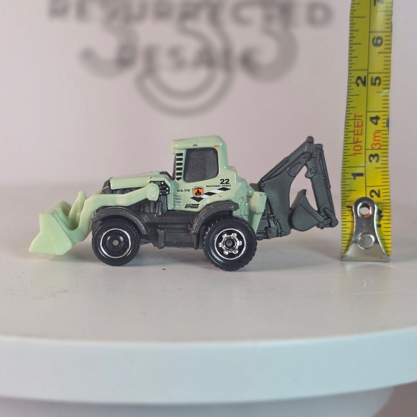 RARE 2022 Matchbox MBX Backhoe #29 National Parks Forestry HP1000 MINT!