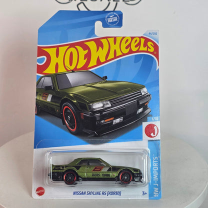 Hot Wheels Nissan Skyline RS KDR30 Die-Cast 1:64 Scale Green Collectible Car