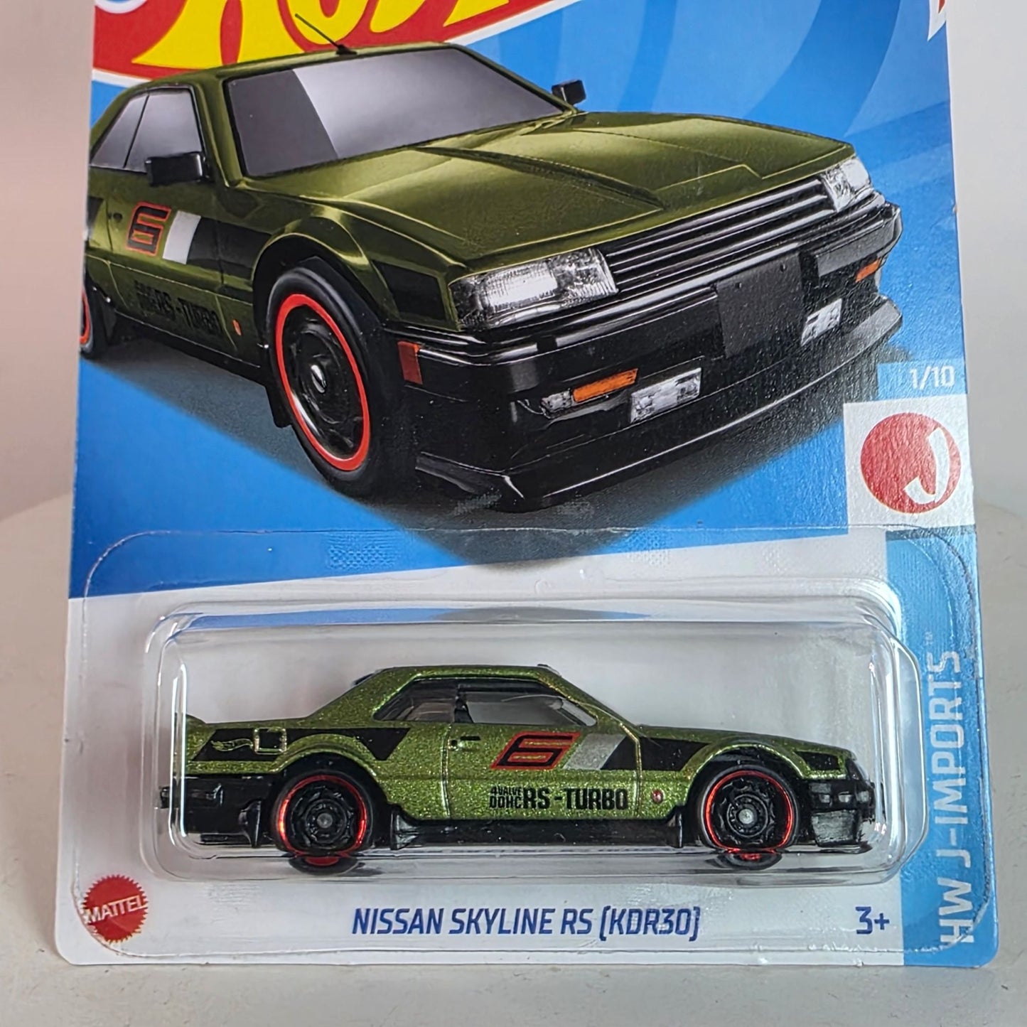 Hot Wheels Nissan Skyline RS KDR30 Die-Cast 1:64 Scale Green Collectible Car