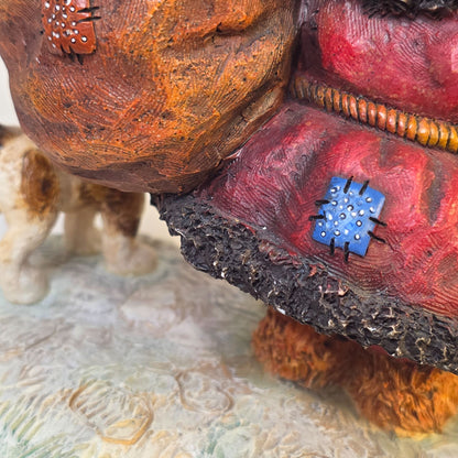 "Santa Bear" 1st Edition Figurine Stewart Sherwood 1999 Old Glory Cedric & Friends Holiday Collectible Decor SN #11