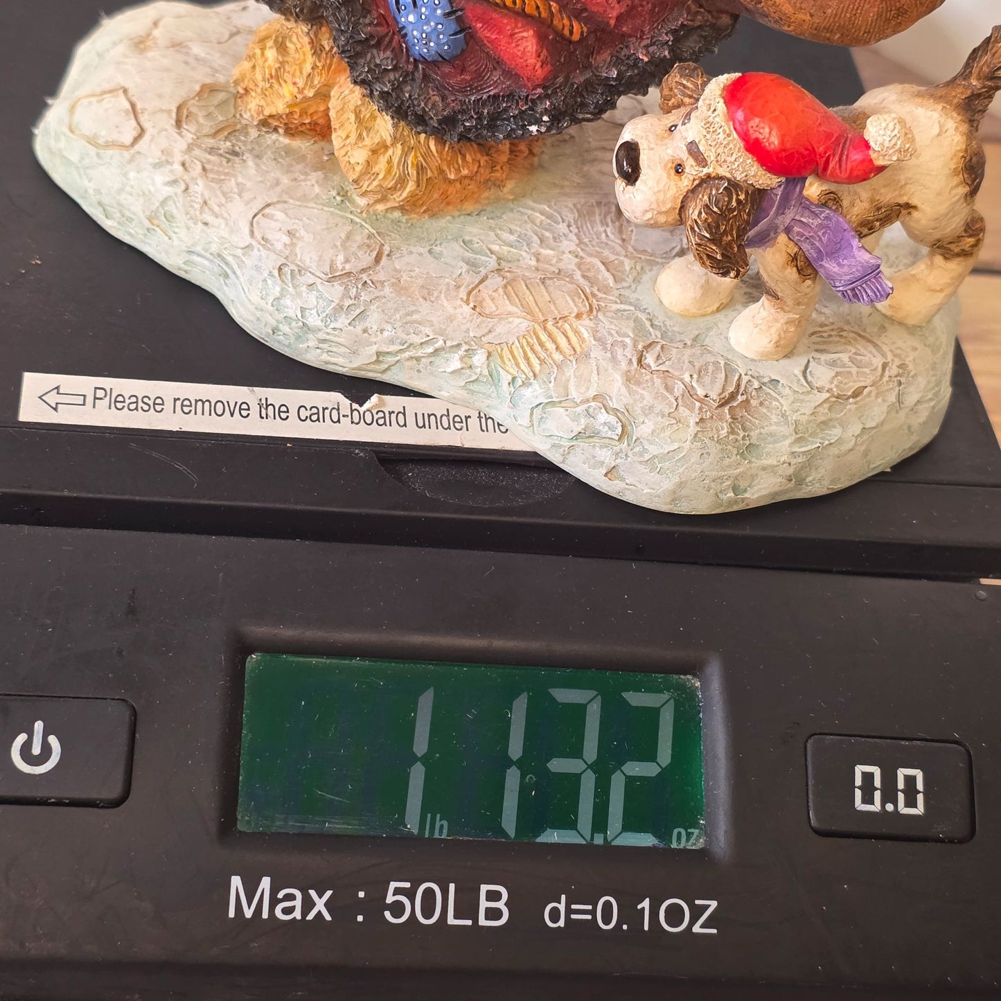 "Santa Bear" 1st Edition Figurine Stewart Sherwood 1999 Old Glory Cedric & Friends Holiday Collectible Decor SN #11