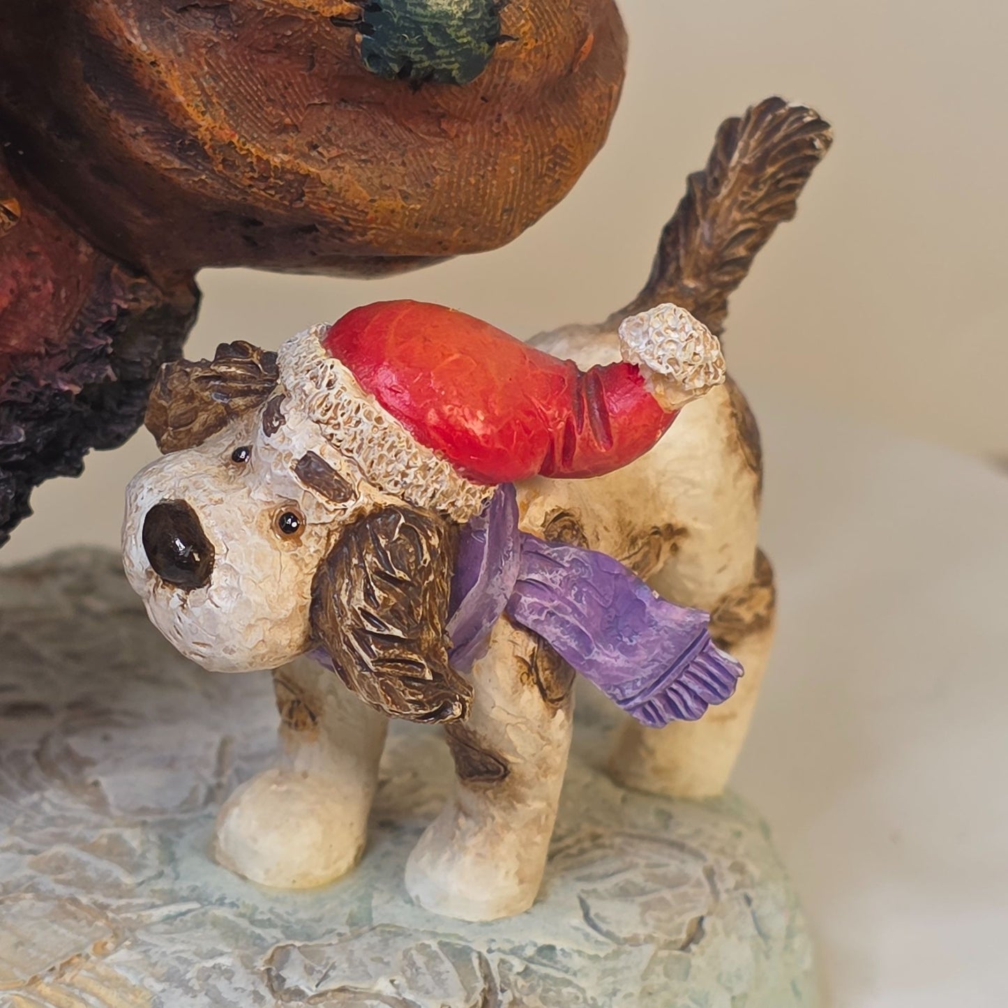 "Santa Bear" 1st Edition Figurine Stewart Sherwood 1999 Old Glory Cedric & Friends Holiday Collectible Decor SN #11