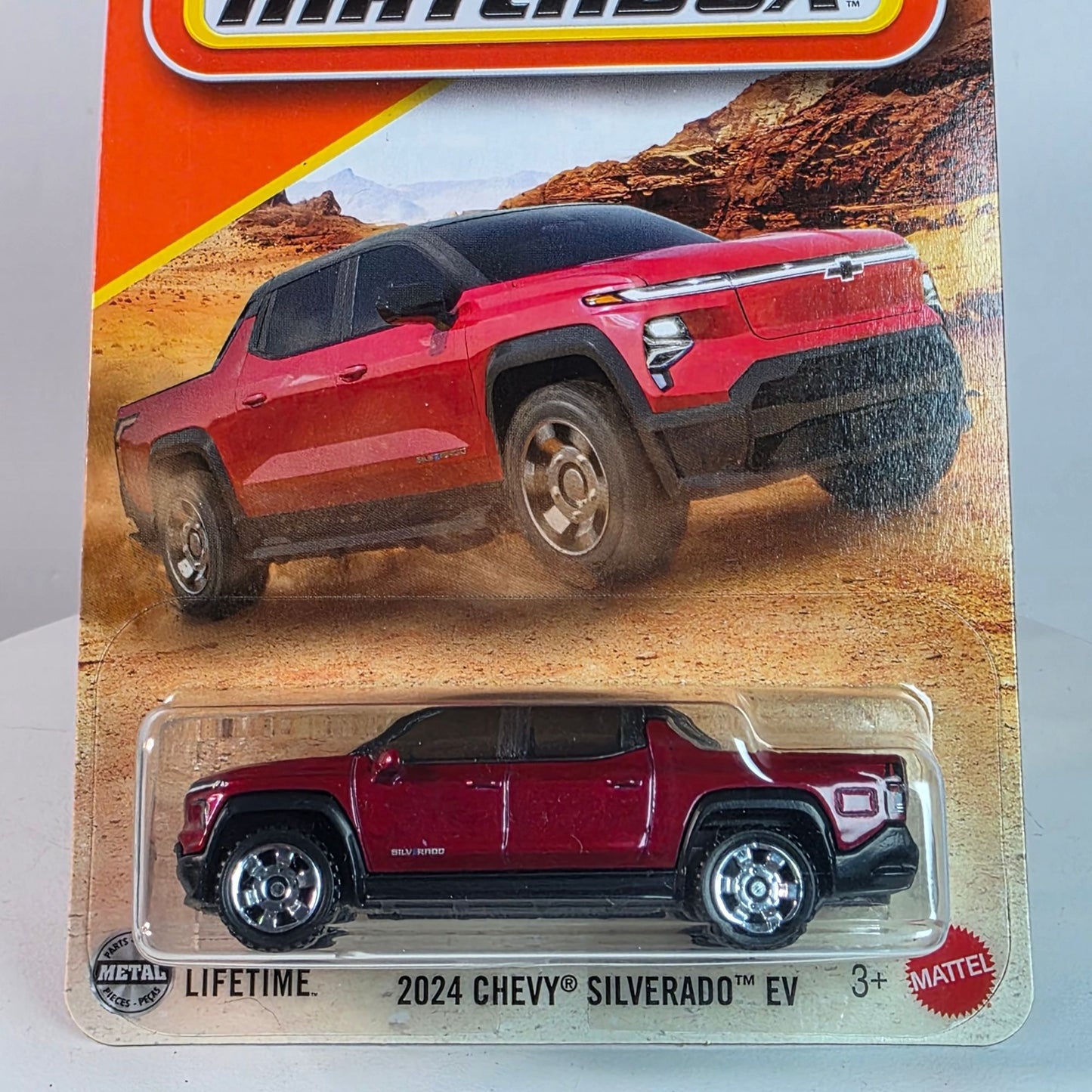 Matchbox 2024 Chevy Silverado EV Red