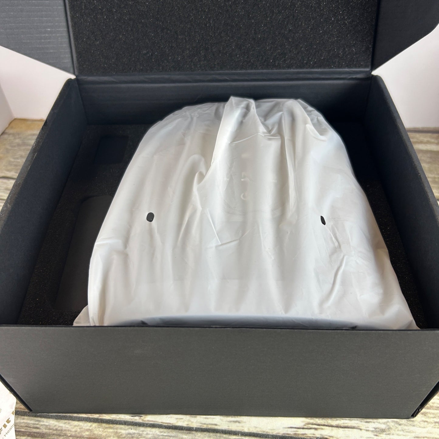 Fit King Hand Massager With Heat Rechargeable Adjustable Intensity & Modes Includes Manual & Storage Bag Black