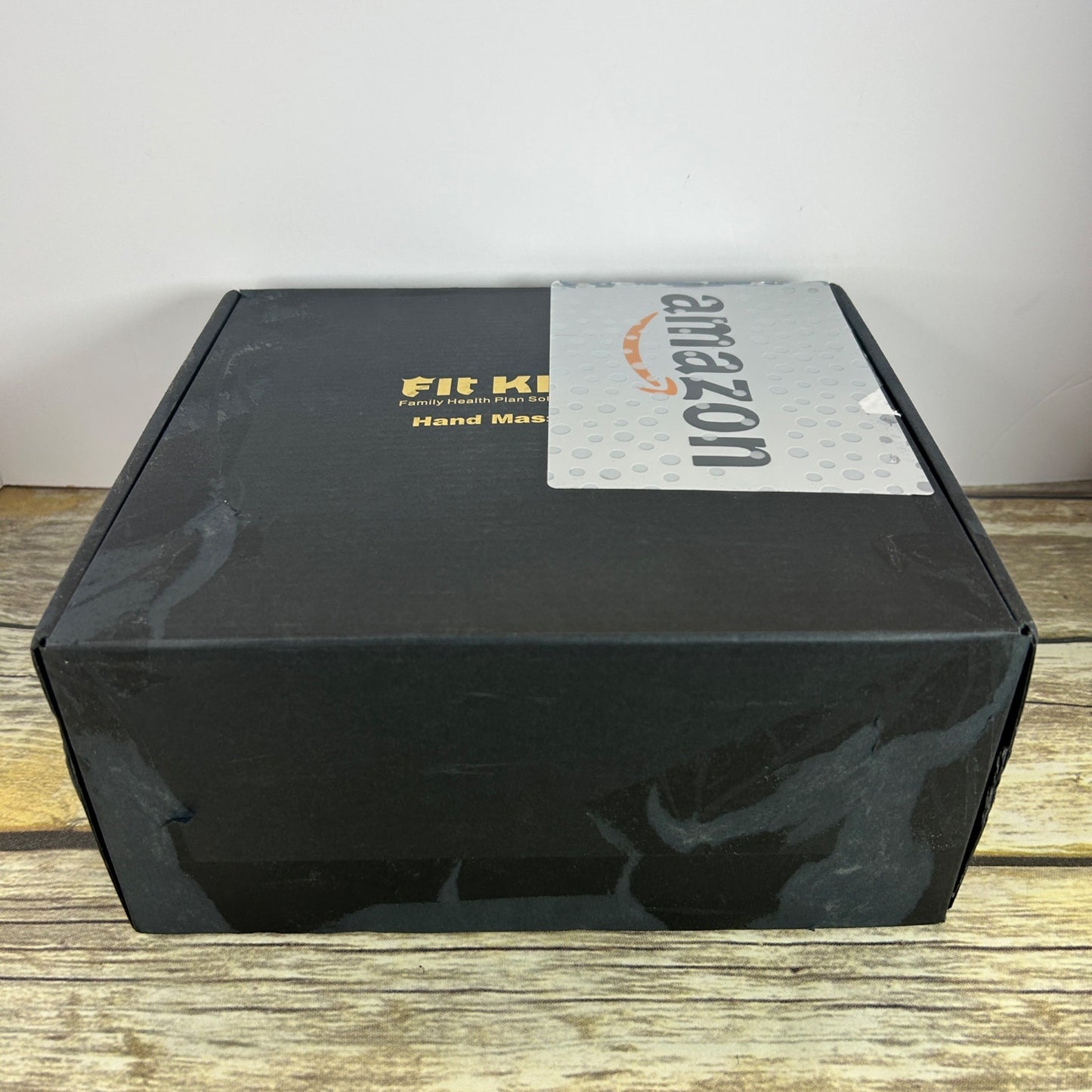 Fit King Hand Massager With Heat Rechargeable Adjustable Intensity & Modes Includes Manual & Storage Bag Black