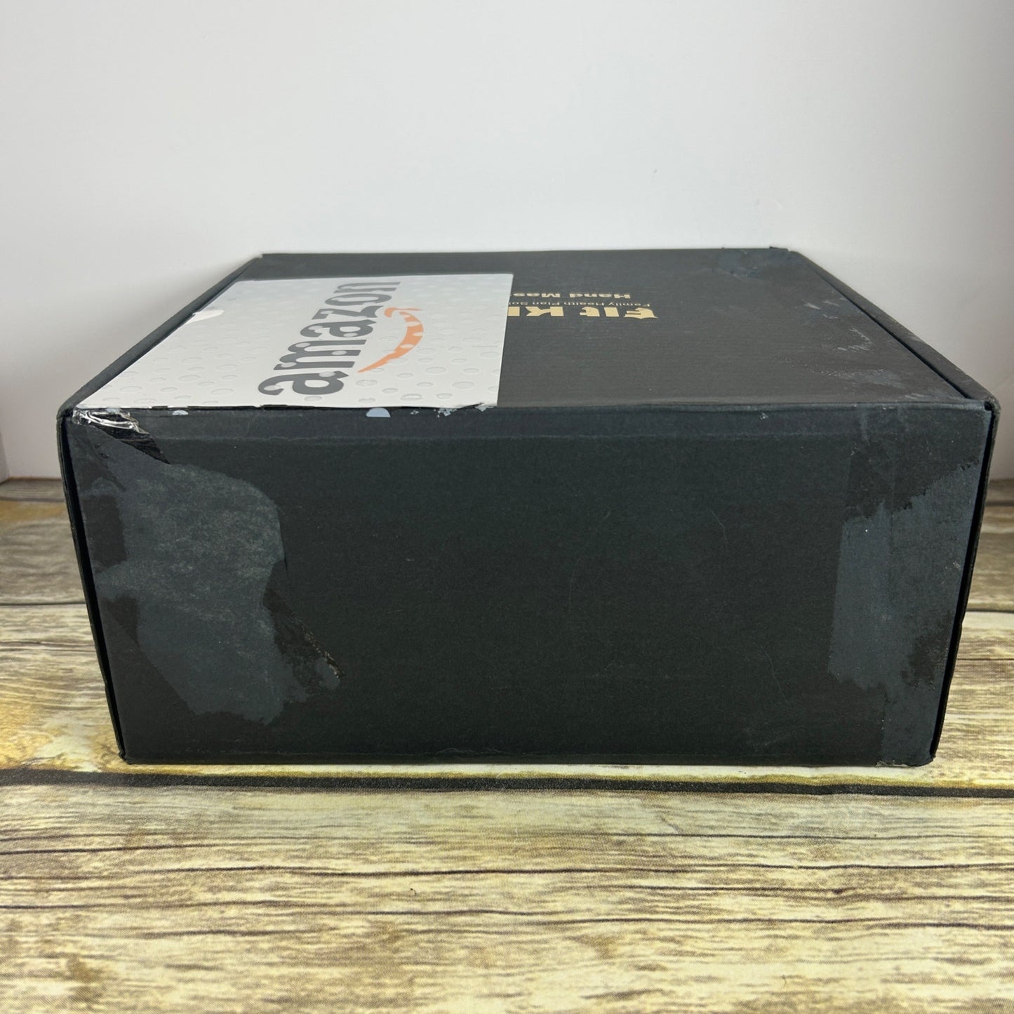 Fit King Hand Massager With Heat Rechargeable Adjustable Intensity & Modes Includes Manual & Storage Bag Black