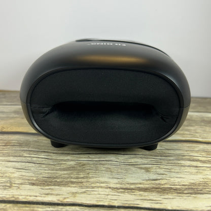 Fit King Hand Massager With Heat Rechargeable Adjustable Intensity & Modes Includes Manual & Storage Bag Black