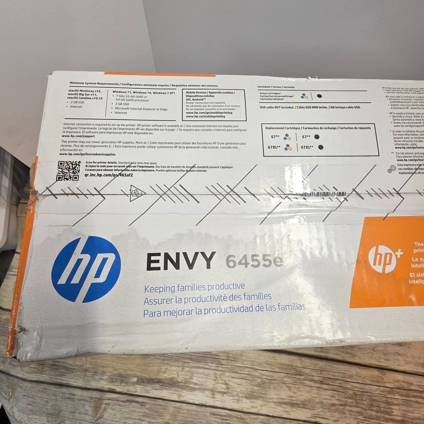 Hp Envy 6455e All-In-One Printer Wireless & Mobile Printing