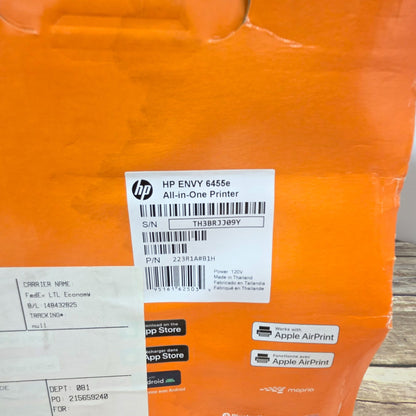 Hp Envy 6455e All-In-One Printer Wireless & Mobile Printing