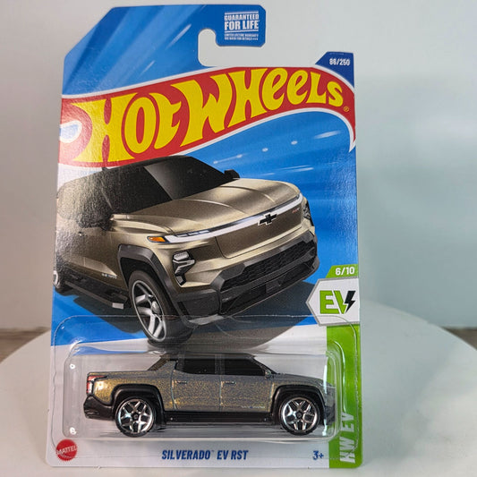 Hot Wheels 2024 Silverado EV RST HW EV 86/250 Collectible Toy Car