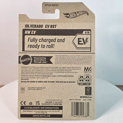 Hot Wheels 2024 Silverado EV RST HW EV 86/250 Collectible Toy Car