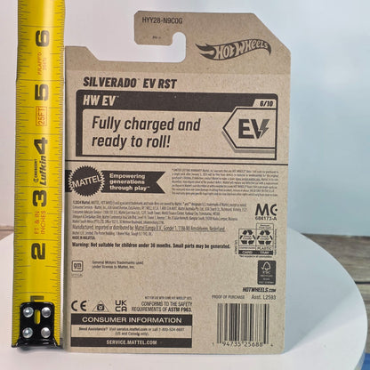 Hot Wheels 2024 Silverado EV RST HW EV 86/250 Collectible Toy Car