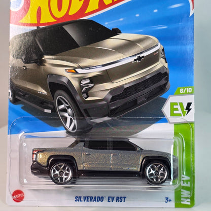 Hot Wheels 2024 Silverado EV RST HW EV 86/250 Collectible Toy Car