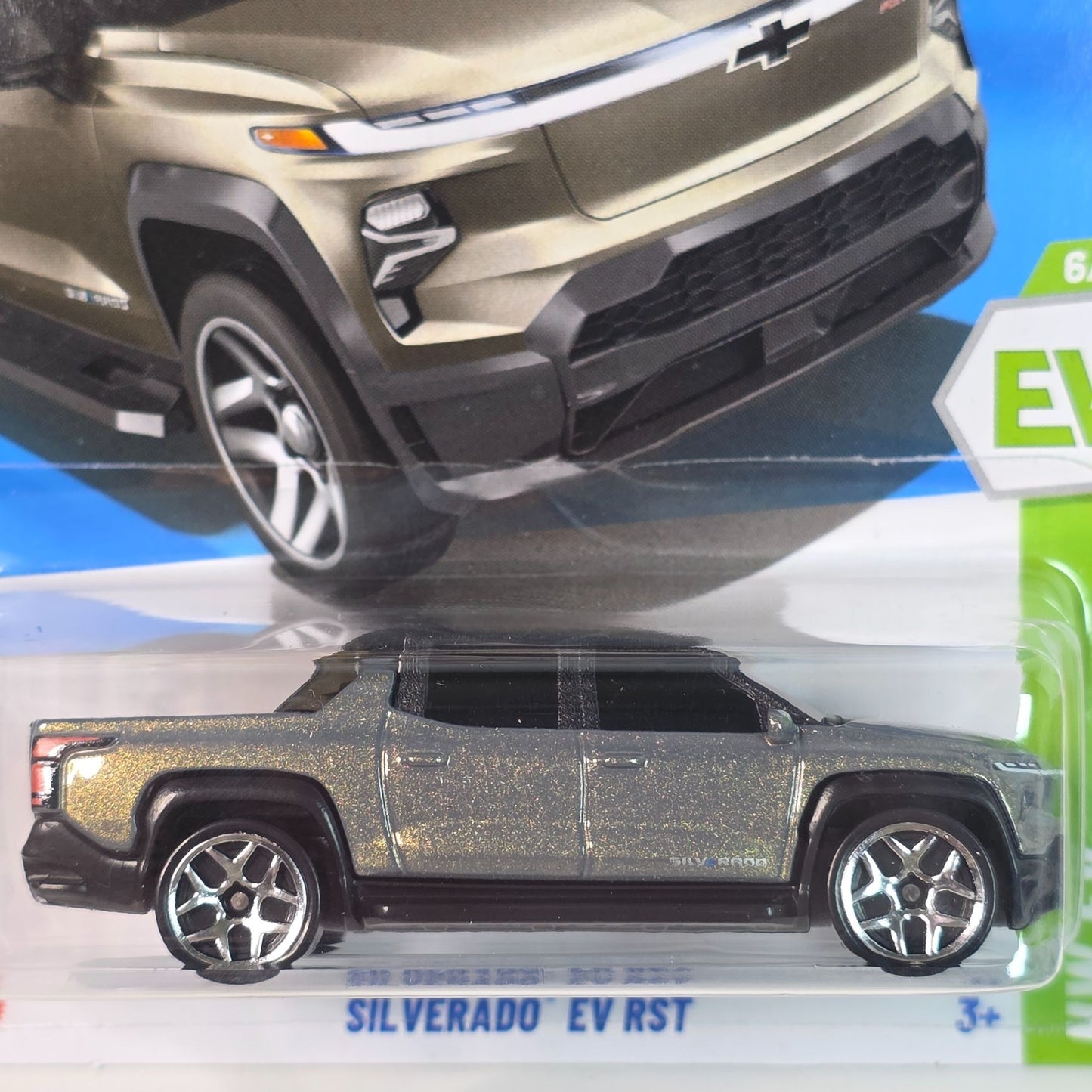 Hot Wheels 2024 Silverado EV RST HW EV 86/250 Collectible Toy Car