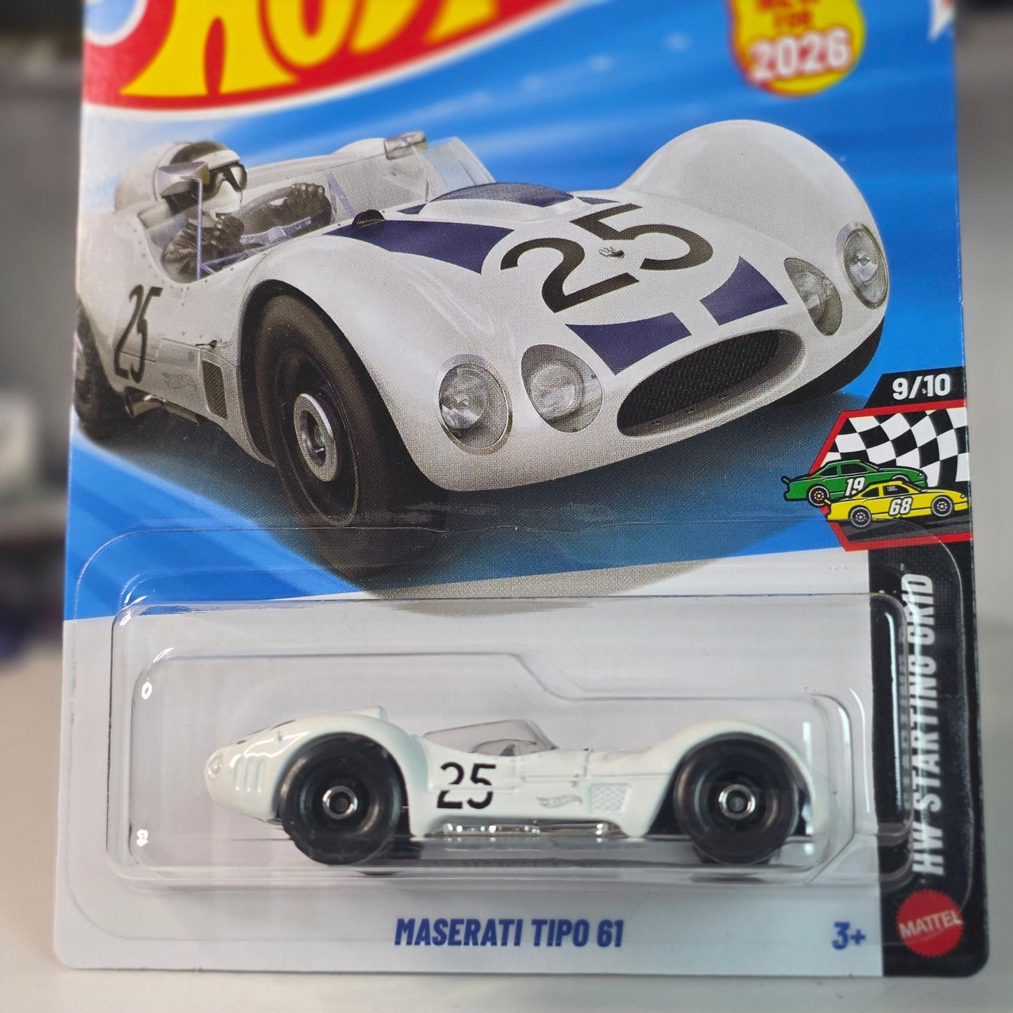 Hot Wheels 2026 Maserati Tipo 61 White HW Starting Grid 9/10 123/250 MOC New