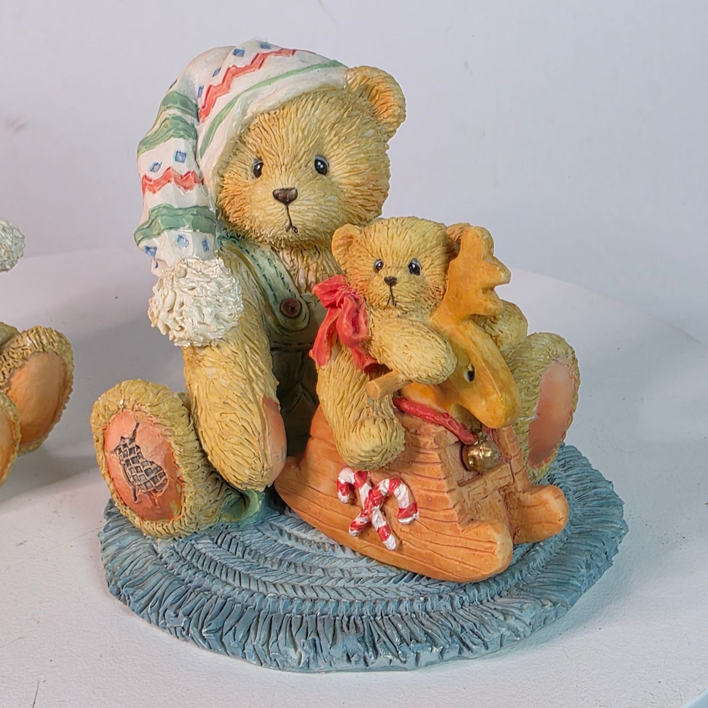 Vintage Cherished Teddies Theodore Samantha Tyler & Hans Figurines Set