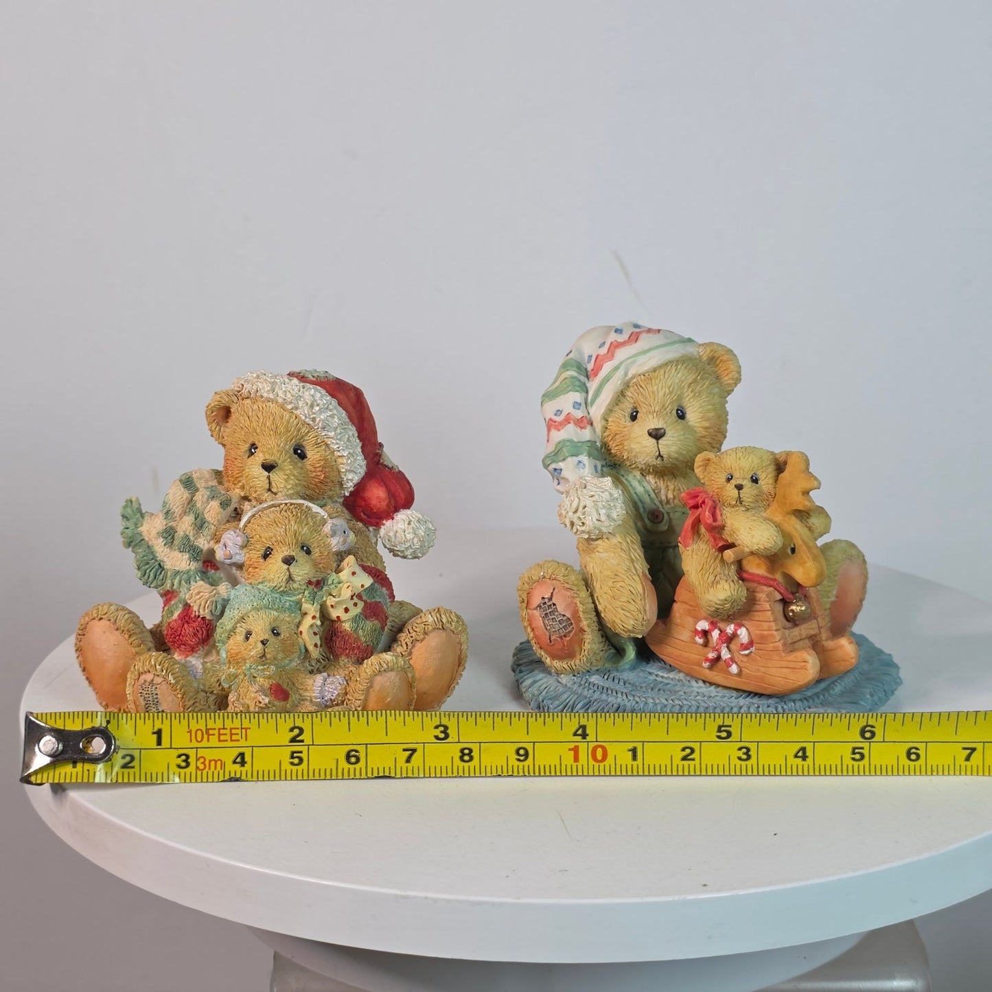 Vintage Cherished Teddies Theodore Samantha Tyler & Hans Figurines Set