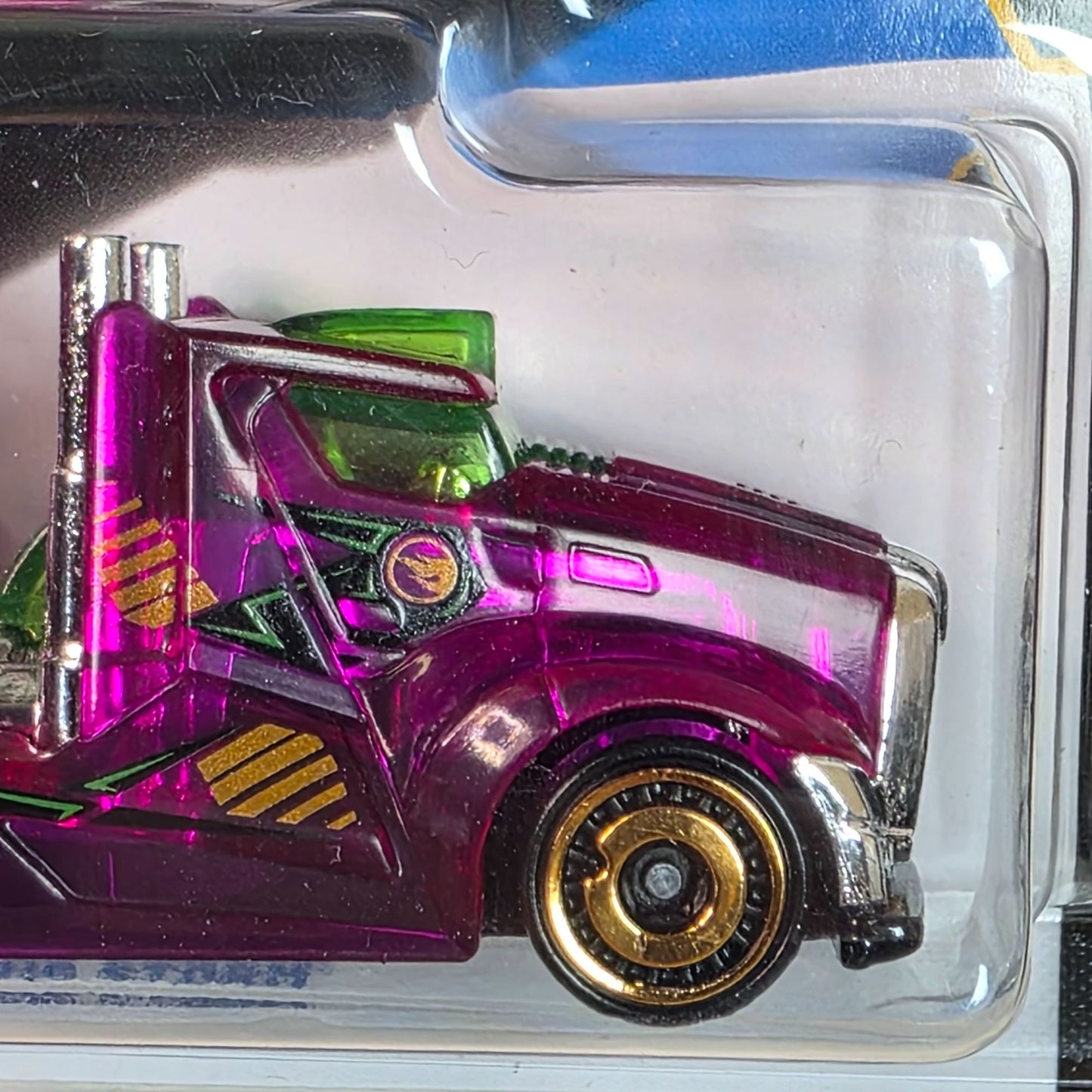 2025 E Case Treasure Hunt Hot Wheels X-Racers Rig Storm Purple Semi Truck Die-Cast Car 1:64 Scale Collectible Model