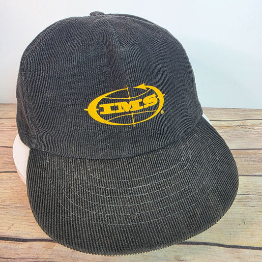 Vintage 1980s Corduroy IMS Trucker Hat Made In USA