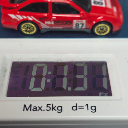 Hot Wheels '87 Ford Sierra Cosworth Red Rally Loose Mint GFX