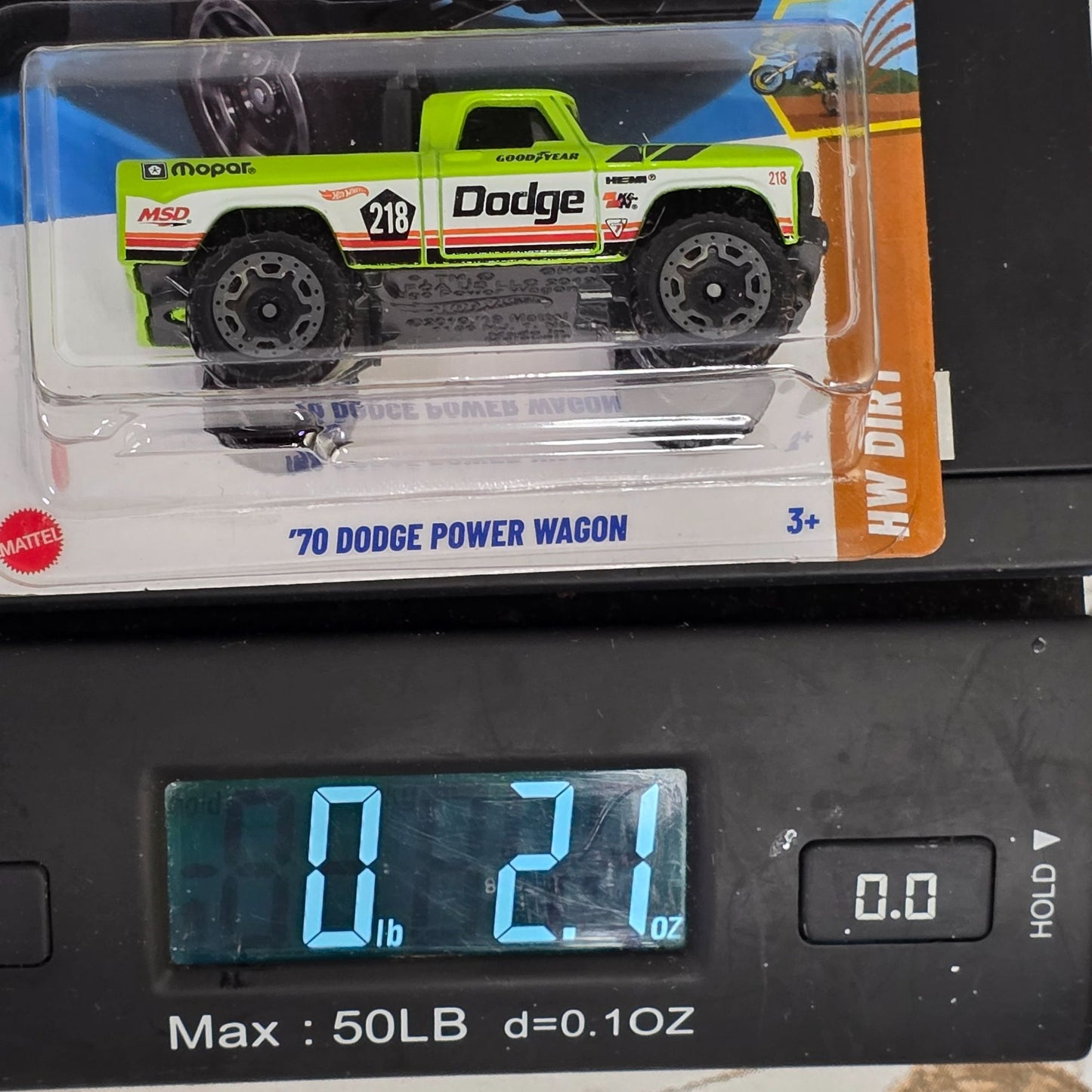 Hot Wheels 70 Dodge Power Wagon 1:64 Scale Die-Cast Truck  Limited Edition 56/250  HW Dirt Series