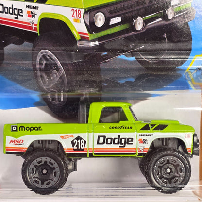 Hot Wheels 70 Dodge Power Wagon 1:64 Scale Die-Cast Truck  Limited Edition 56/250  HW Dirt Series