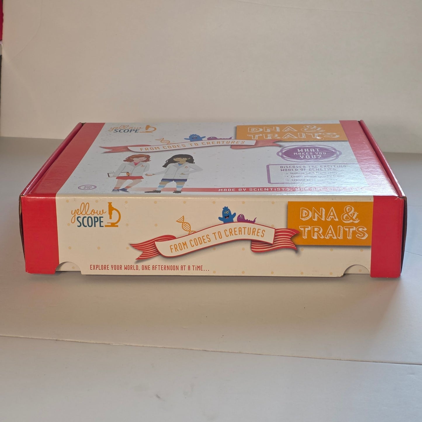 Yellow Scope DNA & Traits Science Kit Complete Open Box STEM Genetics Ages 8-12