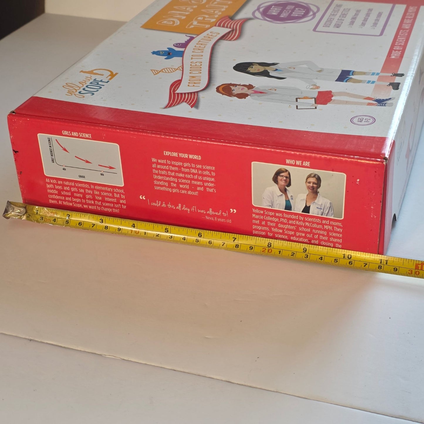Yellow Scope DNA & Traits Science Kit Complete Open Box STEM Genetics Ages 8-12